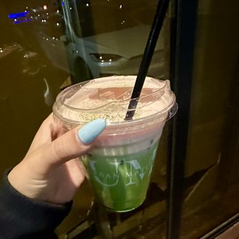 Urban Matcha - Matcha with Strawberry Cheese Cap - Desserts Near Me - Las Vegas, Nevada Urban Matcha - Matcha with Strawberry Cheese Cap - Desserts Near Me - Las Vegas, Nevada