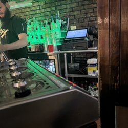 Glen Roy Bar - The bartenders are very chill, laidback, and will fill your cup up!