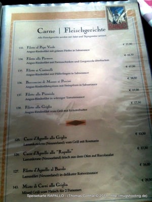 Menu photo 2 Ristorante Rapallo Berlin, BE Menu photo 2 Ristorante Rapallo Berlin, BE