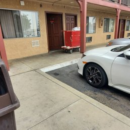 Blocking exit for handicap accessible room for the 3rd time in one day Blocking exit for handicap accessible room for the 3rd time in one day