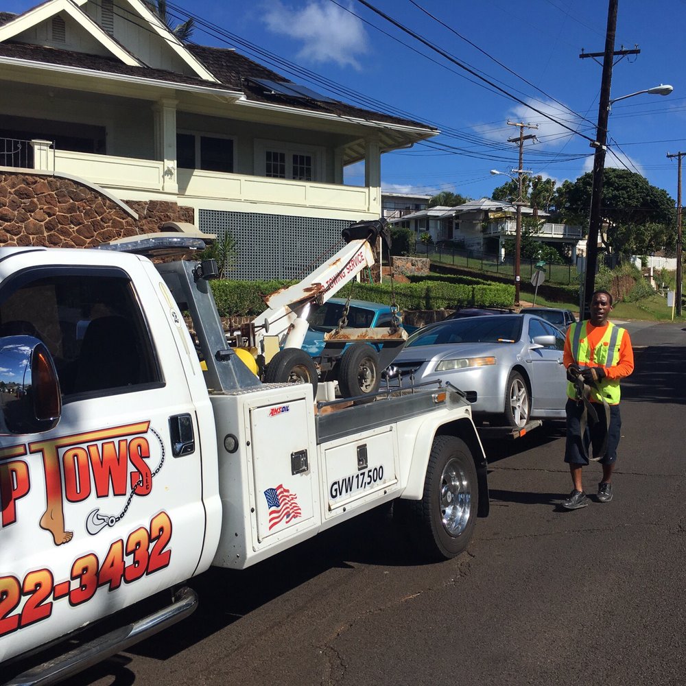 Tip Tows - Got the car back to the house! AJ doing his thing. Super cool guy. - Towing Near Me - Kapolei, Hawaii Tip Tows - Got the car back to the house! AJ doing his thing. Super cool guy. - Towing Near Me - Kapolei, Hawaii