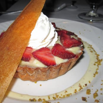 Gertrude's - Strawberry Tart with pistachio cream - New American Near Me - Baltimore, Maryland Gertrude's - Strawberry Tart with pistachio cream - New American Near Me - Baltimore, Maryland