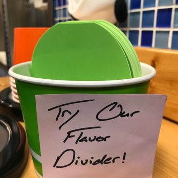 Yogurt Beach - Flavor dividers! - Ice Cream & Frozen Yogurt Near Me - Reno, Nevada Yogurt Beach - Flavor dividers! - Ice Cream & Frozen Yogurt Near Me - Reno, Nevada