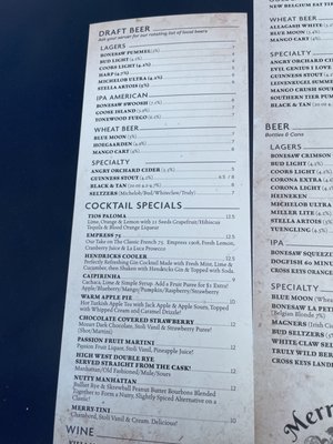 Menu photo 7 Merryman's Pub Pitman, NJ