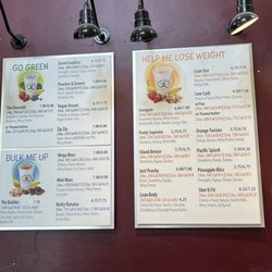 Emerald City Smoothie - Menu 1/3