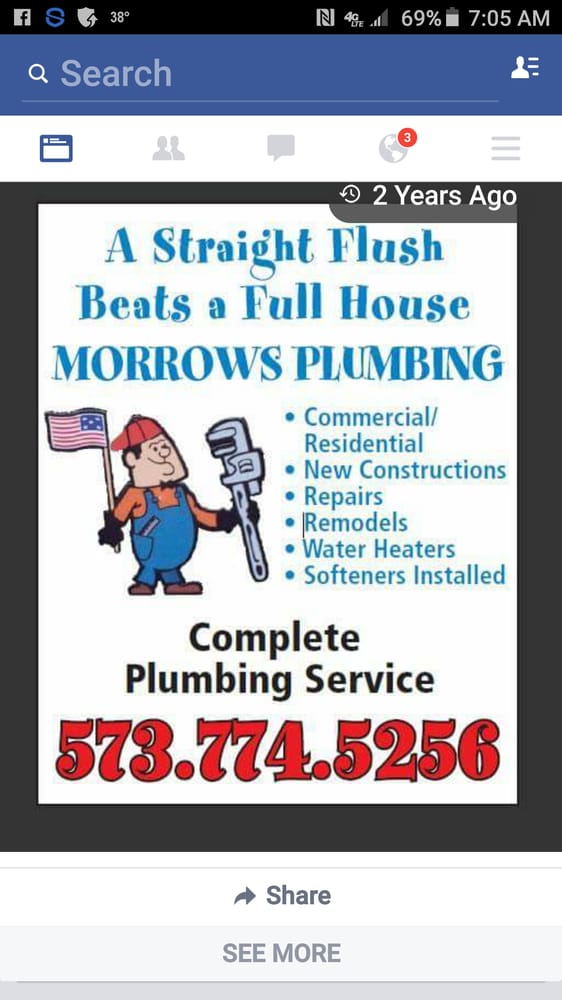 Slide of Morrow's Plumbing