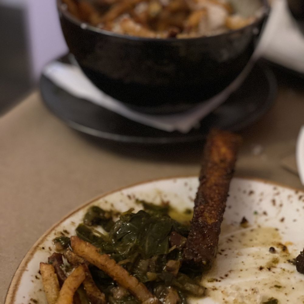 Boucherie - Collard Greens & Grit Fries - Barbeque Near Me - New Orleans, Louisiana Boucherie - Collard Greens & Grit Fries - Barbeque Near Me - New Orleans, Louisiana