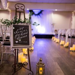 Royal Cliff Banquet & Conference Center - setup for a wedding ceremony