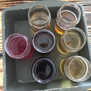 Cider Corps - Flight options. Wide variety of options from coffee to sour - Cideries Near Me - Mesa, Arizona