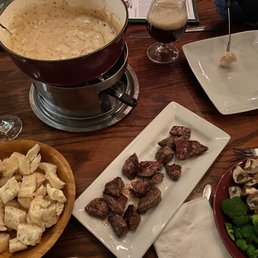 Cheese fondue!!! The Peak 8 was perfectly blended Cheese fondue!!! The Peak 8 was perfectly blended