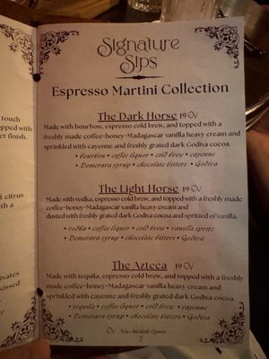 Menu photo 3 The Velvet Room Speakeasy Murfreesboro, TN Menu photo 3 The Velvet Room Speakeasy Murfreesboro, TN