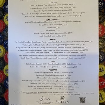 Hereford Arms - Menu - Pubs Near Me - London, XGL Hereford Arms - Menu - Pubs Near Me - London, XGL