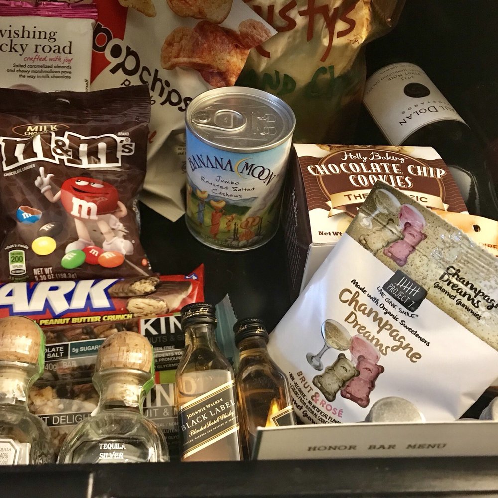 Kimpton Hotel Monaco Pittsburgh - Room snack bar - if you're part of their Karma Club you get $10 room credit :-) - Hotels Near Me - Pittsburgh, Pennsylvania Kimpton Hotel Monaco Pittsburgh - Room snack bar - if you're part of their Karma Club you get $10 room credit :-) - Hotels Near Me - Pittsburgh, Pennsylvania