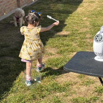 Poop'n Scoop'n - Let's all play outside ! Springtime is the best bubble time! Let Poop'n Scoop'n help keep the yard in tip-top shape for the family! - Pet Waste Removal Near Me