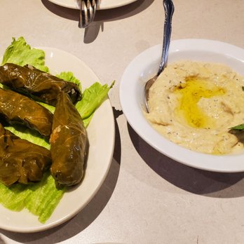 LE Chef Mediterranean - Grape leaves and baba ganoush - Mediterranean Near Me - Upland, California