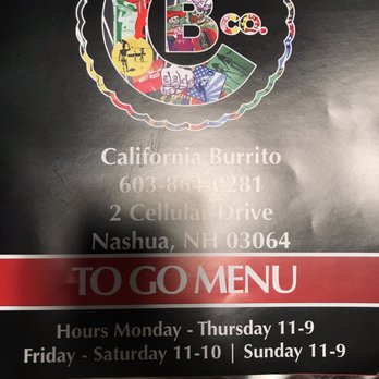 California Burritos - Tacos Near Me - Nashua, New Hampshire California Burritos - Tacos Near Me - Nashua, New Hampshire