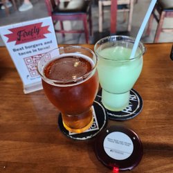 Edgewise Eight Brewing - Betty Ann and a margarita!