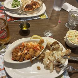 Bell Buoy Restaurant - Lazy man's stuffed lobster.