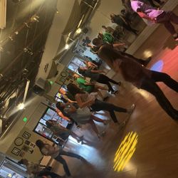 Yaple's Ballroom Dance - Line dance at teen swing dance