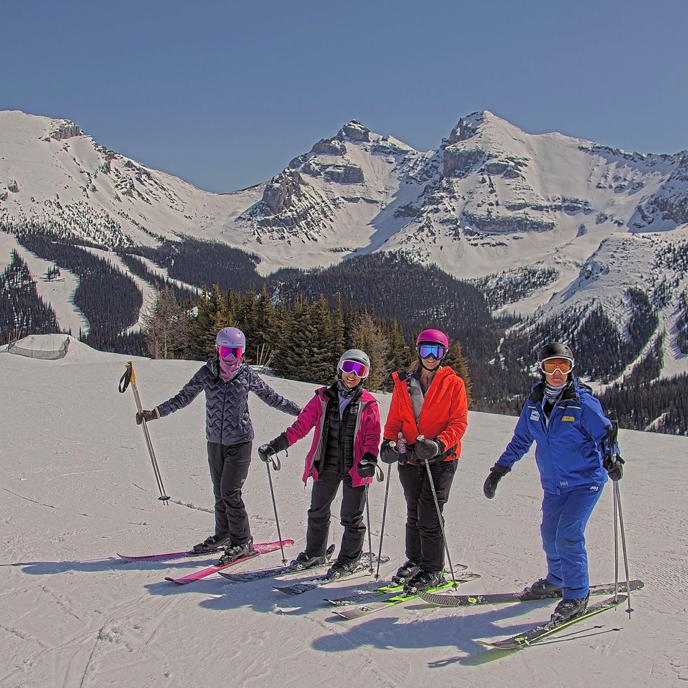 Sunshine Mountain Lodge - Our Guide Mary on the right. LOVELY! So grateful! - Ski Resorts Near Me - Banff, Alberta Sunshine Mountain Lodge - Our Guide Mary on the right. LOVELY! So grateful! - Ski Resorts Near Me - Banff, Alberta