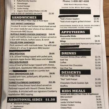 Holy Smokes BBQ - Menu - Barbeque Near Me - Beech Mountain, North Carolina Holy Smokes BBQ - Menu - Barbeque Near Me - Beech Mountain, North Carolina