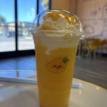 Mango World - Mango icy with sticky rice (added coconut) - Desserts Near Me - Las Vegas, Nevada