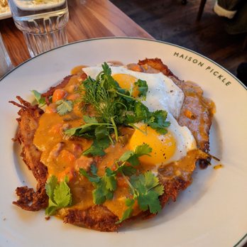 Maison Pickle - The pork hash brown - Cocktail Bars Near Me - New York, New York