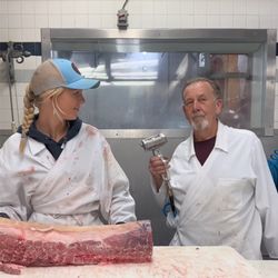Freedom Meat Lockers and Sausage Company - Howard, owner and Kyndall, granddaughter
