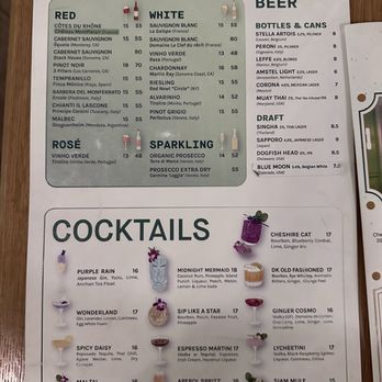 Dok Khao Thai Eatery - Alcohol menu - Thai Near Me - Chevy Chase, Maryland