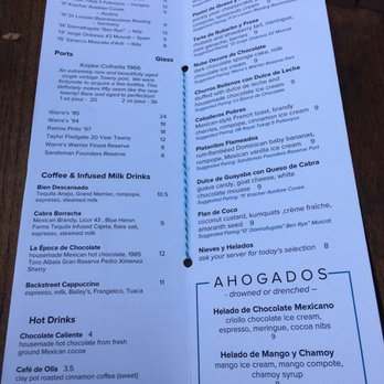 Caracol - Dessert Menu! - Seafood Near Me - Houston, Texas Caracol - Dessert Menu! - Seafood Near Me - Houston, Texas