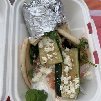 Mim's Mediterranean Grill - Veggie Gyro + falafel - Greek Near Me - Petoskey, Michigan