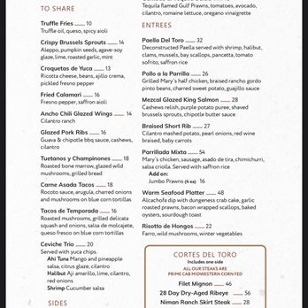 Casa Del Toro - Menu - Latin American Near Me - Hayward, California Casa Del Toro - Menu - Latin American Near Me - Hayward, California