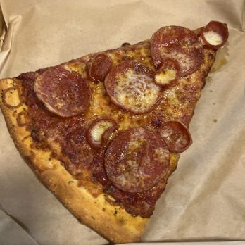 The Village Pizzeria - Pepperoni Slice - Pizza Near Me - Waco, Texas The Village Pizzeria - Pepperoni Slice - Pizza Near Me - Waco, Texas