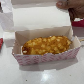 Domo - Korean corn dog potato with mozzarella - Desserts Near Me - Sacramento, California Domo - Korean corn dog potato with mozzarella - Desserts Near Me - Sacramento, California