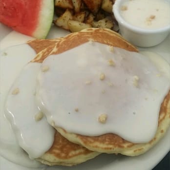 Ohana Cafe - Macadamia nut sauce pancakes delicious :) - Vegetarian Near Me - Palm Harbor , Florida Ohana Cafe - Macadamia nut sauce pancakes delicious :) - Vegetarian Near Me - Palm Harbor , Florida