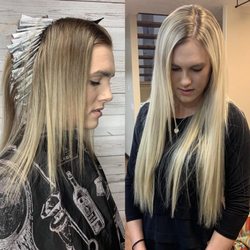 Jaggedge Salon - NBR Extensions & color by our certified Artist Andrew