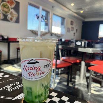 Spring Rollin’ Cottonwood - Grass jelly - Vietnamese Near Me - Albuquerque, New Mexico