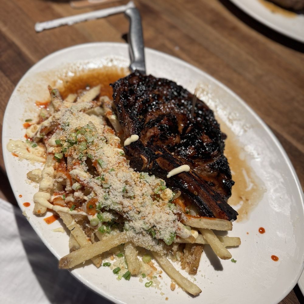 Yard House - Korean Ribeye with party fries - New American Near Me - Honolulu, Hawaii Yard House - Korean Ribeye with party fries - New American Near Me - Honolulu, Hawaii