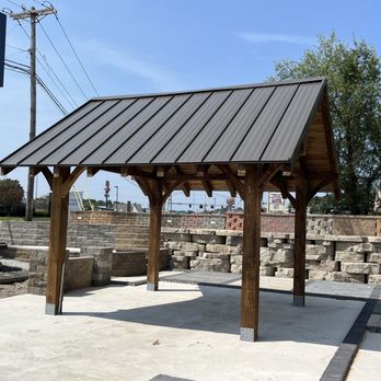 JNH Builders - a gazebo in a parking lot - Roofing Near Me - Malvern, Ohio JNH Builders - a gazebo in a parking lot - Roofing Near Me - Malvern, Ohio