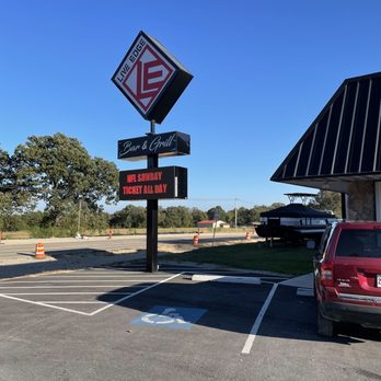 Live Edge Bar And Grill - Sign out front - Bars Near Me - Mountain Home, Arkansas