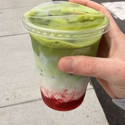 Strawberry matcha