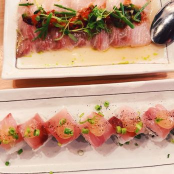 Nami Kaze - Kampachi Crudo & Hamachi Roll - Japanese Near Me - Honolulu, Hawaii