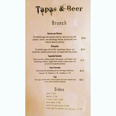 Menu photo 8 Tapas & Beer Rancho Santa Margarita, CA Menu photo 8 Tapas & Beer Rancho Santa Margarita, CA