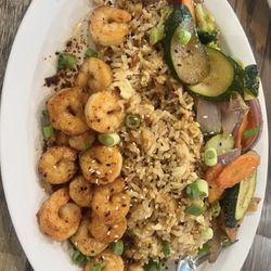 Inca fusion cantina - Shrimp hibachi