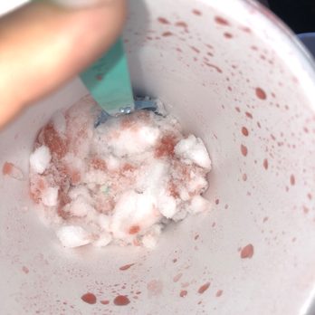 Bahama Buck's - With more than a quarter left of the snow cone there was no more sauce just shaved ice. - Shaved Ice Near Me - Frisco, Texas