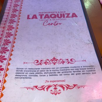 La Taquiza - Menu - Tacos Near Me - Cabo San Lucas, BCS La Taquiza - Menu - Tacos Near Me - Cabo San Lucas, BCS