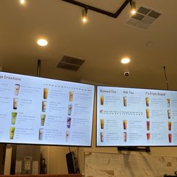 Menu board