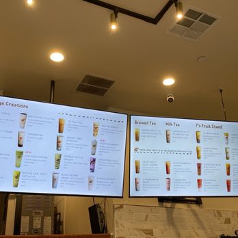 7 Miles Tea Lab - Menu board - Bubble Tea Near Me - Torrance, California