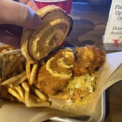 Happy Chickenzz - Two breasts inside sandwich