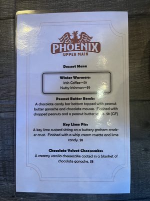 Menu photo 2 Phoenix Upper Main Ellicott City, MD Menu photo 2 Phoenix Upper Main Ellicott City, MD